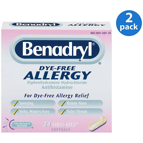 Benadryl allergy liquid gel
